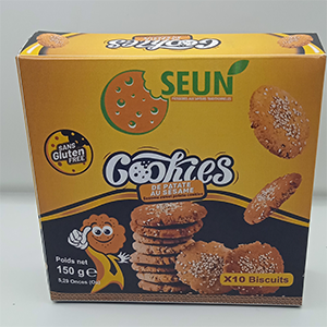 cookies de patate douce au sésame